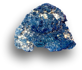 Azurite Crystal Cutout